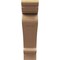 Ekena Millwork 5"W x 20"D x 20"H Thin Mayflower Rough Cedar Woodgrain TimberThane Corbel, Primed Tan CORUR05X20X20MAYRCPR - alternate 5